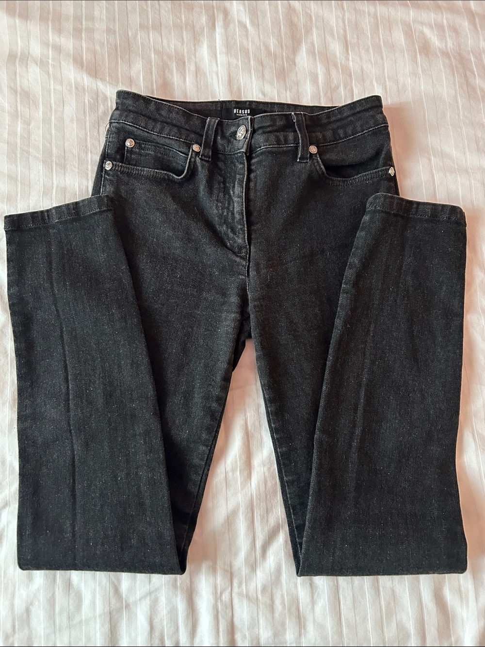 Versus Versace Black Skinny Jeans